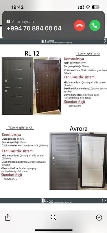 kohne qapilar: Mənzil üçün Yeni Giriş qapısı 90x205 sm Zamok ilə, Zəmanətli, Pulsuz quraşdırma, Pulsuz çatdırılma — 4