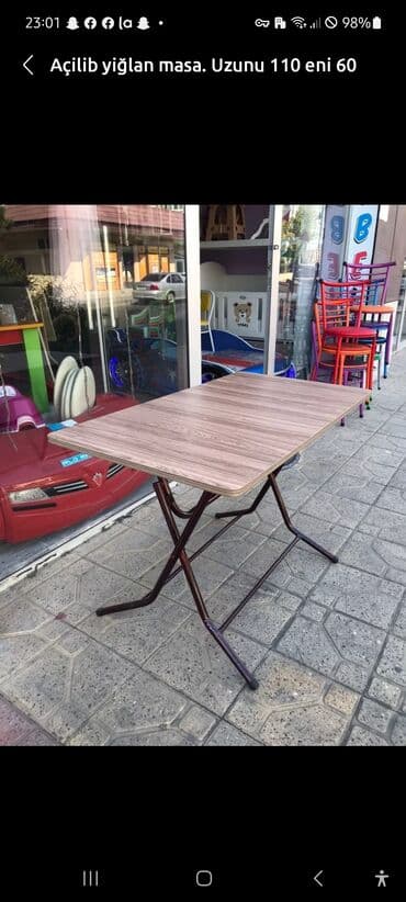 ayı dərisi: Açilib bağlanan stul Stol Masa ve oturacaq destleri Oturacaq stullar — 9