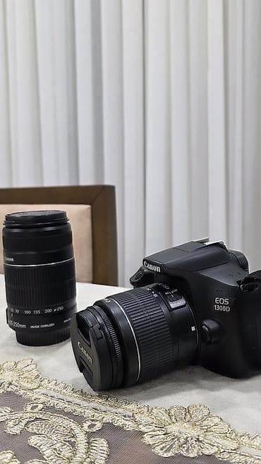 canon eos 6d: Canon EOS 1300D DSLR fotoaparat dəsti Cihaz Yaxşı vəziyətdədir — 2