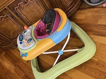 коляски анекс бу: Uşaq gəzdirəni /yürütəc/ manej Çox az istifadə olunub, təkərlərində — 3