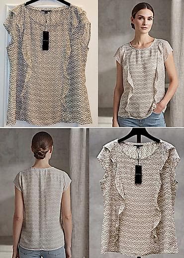 Новая шифоновая блузка от бренда COMMA (Германия), размер 42-44 (XL) — 5