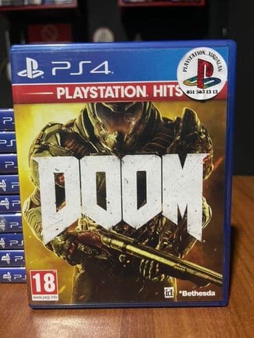 redmi play: PlayStation 4 üçün DOOM oyun diski. Bu, məşhur Bethesda şirkətinin — 1