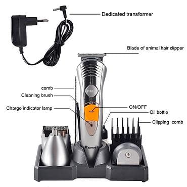 тример: Kemei 580A - Trimmer dəsti 7in1 Yüksək zaryadka saxlama qabiliyyəti — 3
