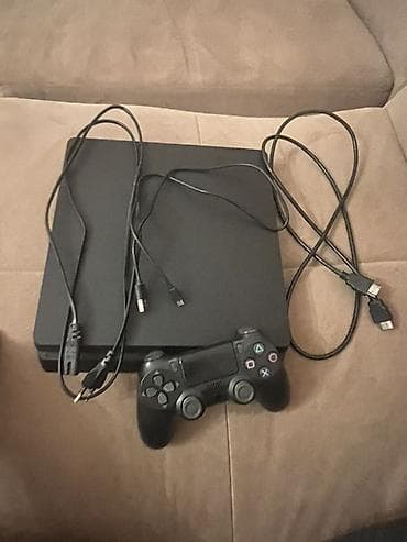ps4 pro 2tb: PlayStation 4 Slim (qara) oyun konsolu Paketə daxildir: - PS4 Slim — 1
