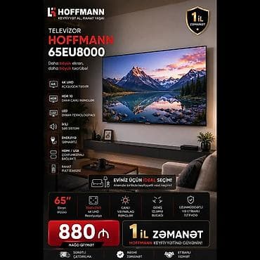 tesdir: Hoffmann televizorlar seriyası – eviniz üçün ideal seçim! 32EU6000 - — 4