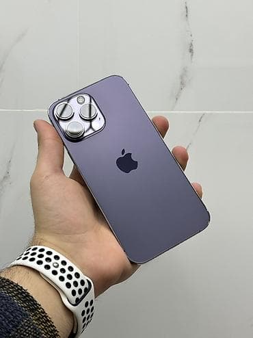 opad 14 mini: IPhone 14 Pro Max, 128 GB, Deep Purple, Zəmanət, Simsiz şarj, Face ID — 2