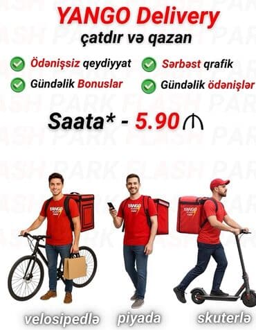 sürücü vakansiya 2024: Sürücü-kuryer tələb olunur, Şəxsi nəqliyyat vasitəsi ilə, Gündəlik ödəniş, Təcrübəsiz — 6