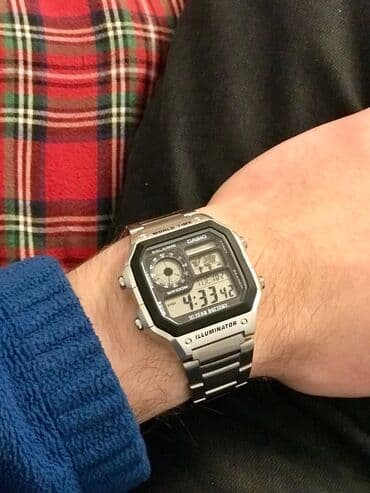 qizil gumus: Yeni, Qol saatı, Casio, rəng - Gümüşü — 3