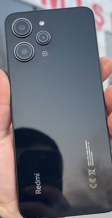 андроид мониторы для prado: Redmi smartfon - Arxa panel: parlaq qara dizayn, düz kənarlı korpus — 1