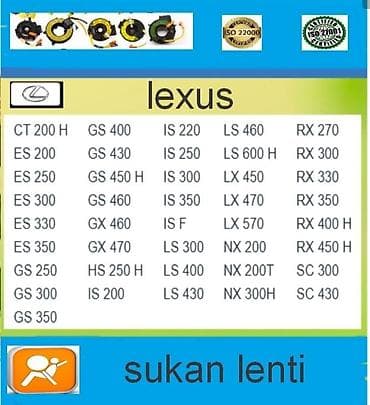 авто руль: Lexus sükan lentləri. 🔹️Minik avtomobil markalarına sükan lenti. Təzə — 2
