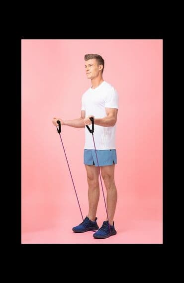 Маски, очки: Fitnes üçün uyğun olan rahat çoxfunksiyalı universal espander. 15 kq — 5