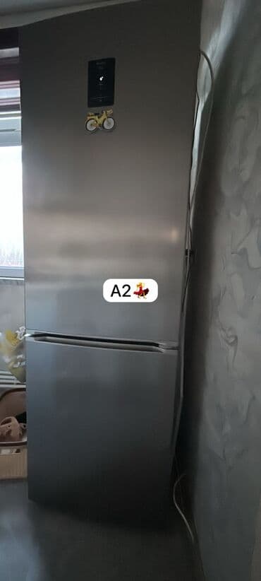 Soyuducular: İşlənmiş 2 qapılı Talberg Soyuducu Satılır, rəng - Gümüşü, Təkərli — 1