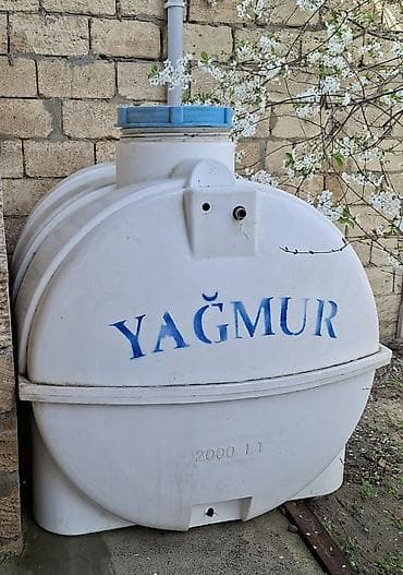 Bak, Plastik, 2000 l l, İşlənmiş, Ünvandan götürmə