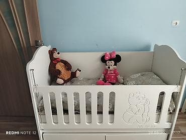 halı: Oğlan və qız üçün, Dördbucaq, Beşik, Dəstsiz, Matrassız, Yellənmə mexanizmsiz — 2