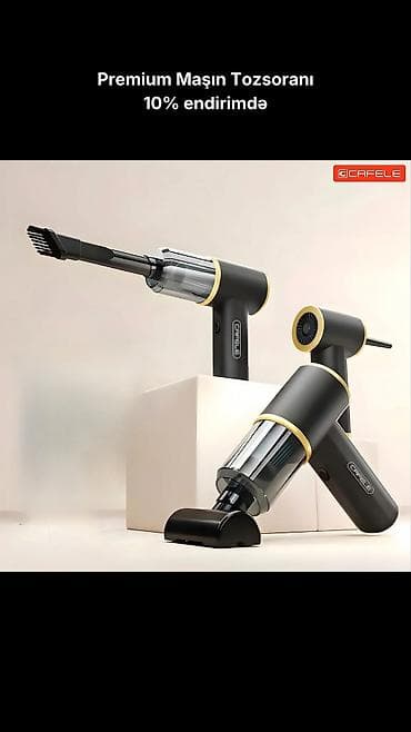 Avto üçün tozsoran, Yeni, Akkumlyator, Təmizləmə növü: Quru, Pulsuz çatdırılma