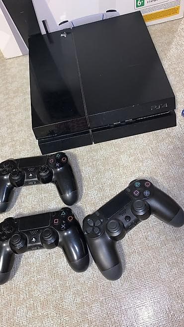 ps4 kaset: Sony PlayStation 4 Fat (ilk model) oyun konsolu - Komplekt: PS4 Fat — 1