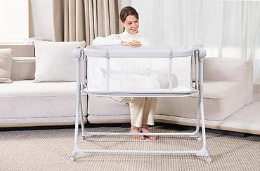 ucuz manej: 👶💙 **CoolBaby Sensor Hərəkətli Elektron Beşik – Ağıllı Texnologiya — 6