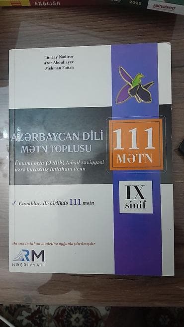 Книги и журналы: Məhsul: “Azərbaycan dili – Mətn Toplusu: 111 mətn” (IX sinif) — 1
