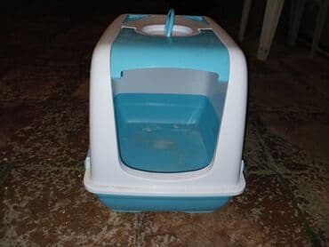 Yemlər: Qapalı pişik tualeti, az istifadə olunub, bunu alana qum hədiyyə — 3