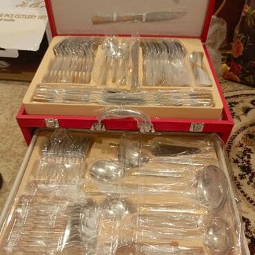 Çəngəllər: Çamadan çəngəl bıçaq dəsti 86 predmetidir. yenidir. İşlənməyib — 1