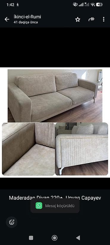Maderadan Divan 220₼ .Unvan Capayev &Rumi lalafo.az -da Maderadan Divan 220₼ .Unvan Capayev &Rumi
