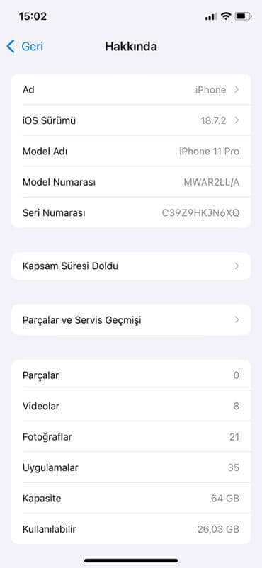 iphone 11 pro max ikinci el: IPhone 11 Pro, 64 GB, Qara — 1