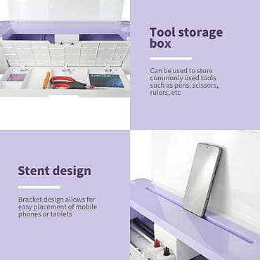 Ticarət printerləri və skanerləri: New design smart DIY cutting plotter advantages: 1. Double blades — 3