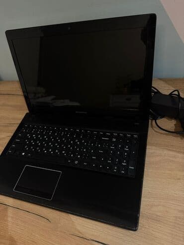 veb kamera: Lenovo noutbuk – klassik qara korpusda, tam ölçülü klaviatura və geniş — 1