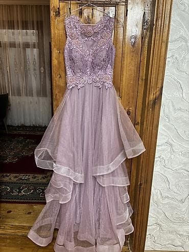 lavanda: Məhsul: Zərif gecə/ziyafət donu - Rəng: Pudra-bənövşəyi (lavanda — 1