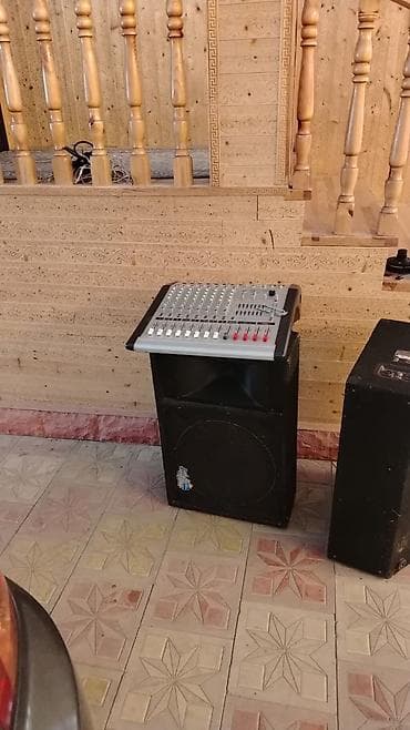 audio mikser: C-MAKE PM812D səs mikseri və iki ədəd passiv akustik sistem paketi - — 2