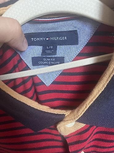 Köynəklər: Original tommy hilfiger L olcu 5-6 defe geyinilib yeni kimidi 150 azn — 2