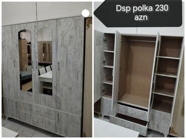 dsp laminat: Yeni, Kupe, 4 qapılı Düz dolab, Dolab-asılqan, Almaniya — 3