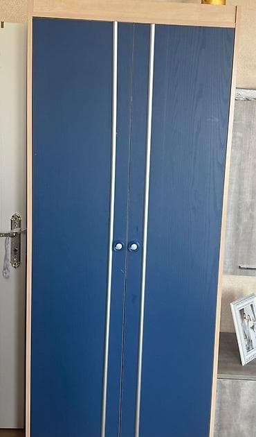 dolab yeni: İşlənmiş, 3 qapılı, Siyirməli, Mavi, Taxta, Açılan, Düz dolab — 2