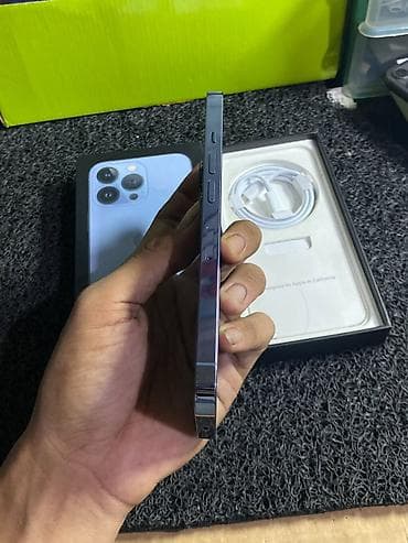 iphone 8 pilus: IPhone 13 Pro, 256 GB, Pacific Blue, Zəmanət, Kredit, Face ID — 3