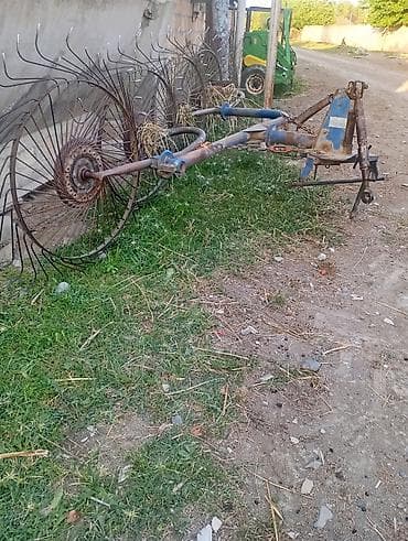 dirsek: Ot yığımı üçün traktor qoşqusu – barabanlı/çərçivəli tırmık (5 — 2