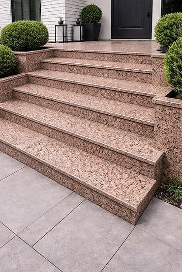 101 qizil gul ucuz: Mərmər pilləkənlər – dizayn və quraşdırma - Material: təbii mərmər — 7