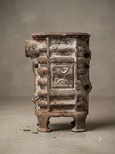 Döküm dəmir sobalı ocaq/peç gövdəsi - Material: tam tökmə dəmir - — 1