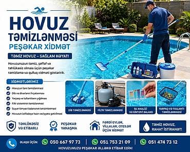 hovuz temizlenmesi: 🌊 Hovuz Təmizliyi Xidməti 🌊 ✅ Hovuzların peşəkar təmizlənməsi ✅ Yaşıl — 1