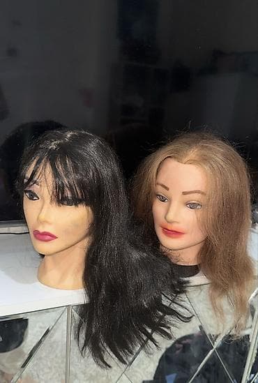 Digər biznes avadanlığı: Maneken Qara sac tebii deyil, xoruk ve kesim ucun aciq rengi olan — 1