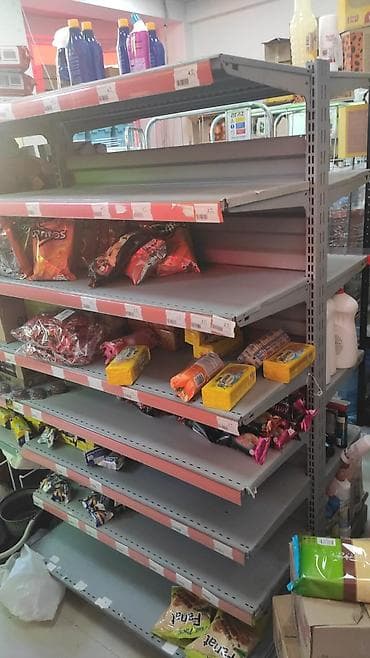 market arabalari: Mini-market rəfləri və assortimenti Məhsullar: - İçkilər: qazlı və — 6