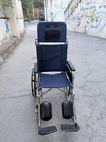 Yerimək üçün arabalar, çəliklər, əsalar, rollatorlar: Elil arabasi. Genis oturacaqli. Bel hissesi hundur. Qiymeti razilasmaq — 1