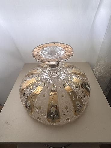 xrusta: Çexiya istehsalı orijinal büllur meyvə qabı (Bohemia Crystal) Satılır — 6