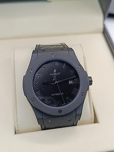 Saat dəstləri: Yeni, Qol saatı, Hublot, rəng - Qara — 2