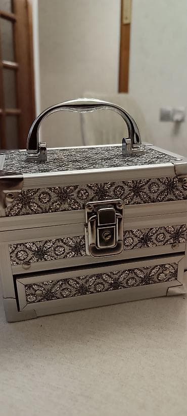 dekor agaclari: Bəzək əşyaları üçün qutu/kofər - Xarici hissə: gümüşü rəngdə — 3