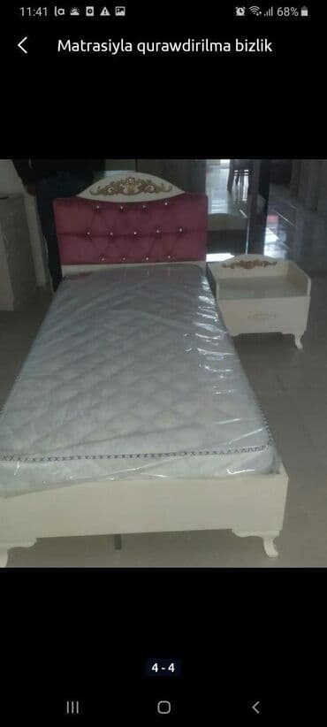 темир краватлар: Новый, Односпальная кровать, Без подьемного механизма, С матрасом, Без выдвижных ящиков, Германия — 17