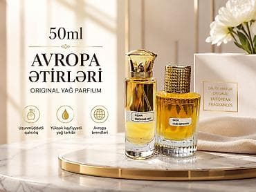 50 ml Avropa ətirləri