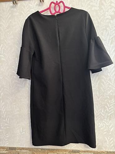 charming: Charming markalı qadın paltarı - Rəng: qara - Ölçü: 36 - Model: sadə — 6