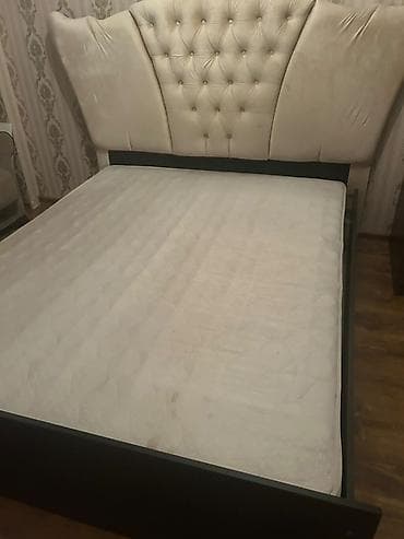 Mebel: iki nəfərlik çarpayı və matras - Ölçü: təxmini 160x200 sm — 4