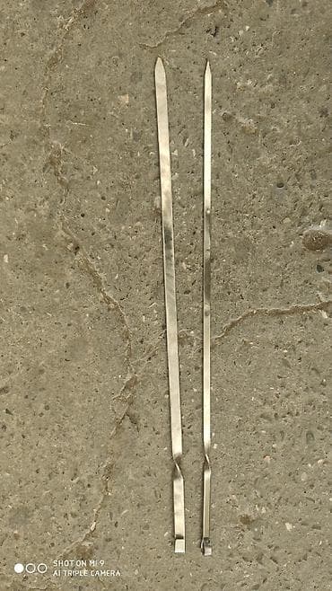 Şiş Manqal sis Kabab üçün 2.50azn Lülə üçün 3 azn Materiallari — 3