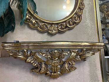 Güzgülər: Güzgü Divar üçün, Dairə, Dekorativ, Naxışlı — 2